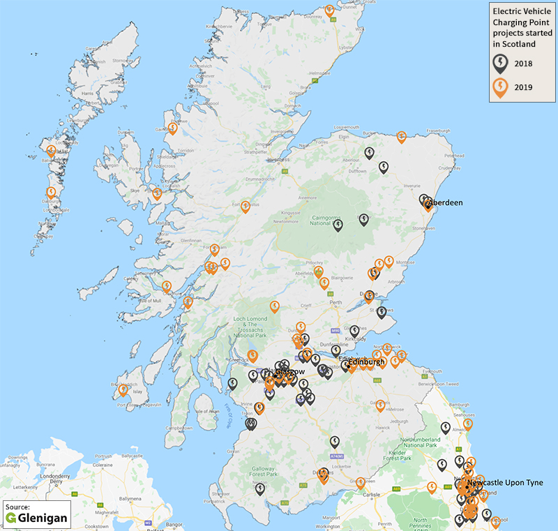 Boom in electric vehicle charging points creating opportunities