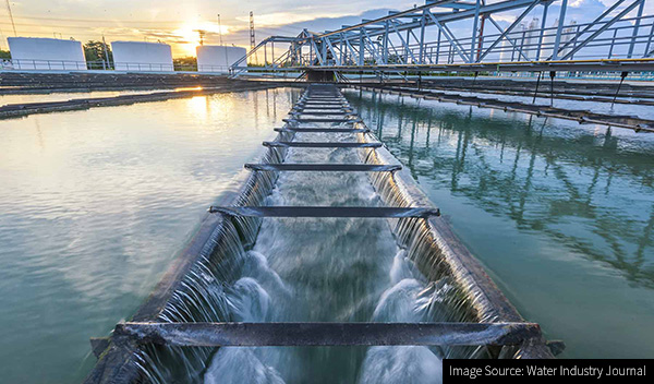Image of a water treatment plant