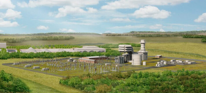 CGI of Drax Group Gas Fired Power Station development at Eye Airfield Industrial Site