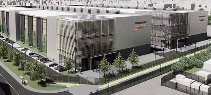 CGI of the new Slough One Data Campus development