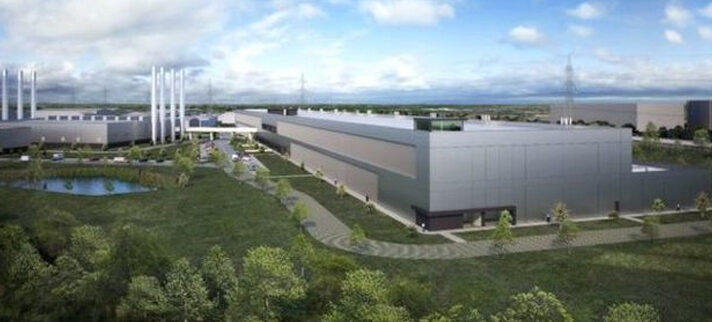 CGI of a construction in the South East project for the Echelon LCY20 data centre