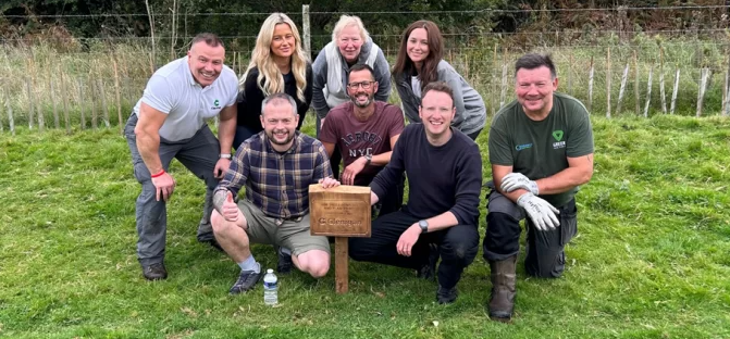 Image of Tree Planting by the Glenigan team