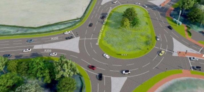 Civil engineering project for the A350 Chippenham bypass