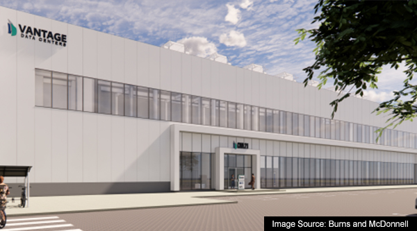 Data centre construction for the proposed CWL2 Data Centre Campus in Barry, South Glamorgan.