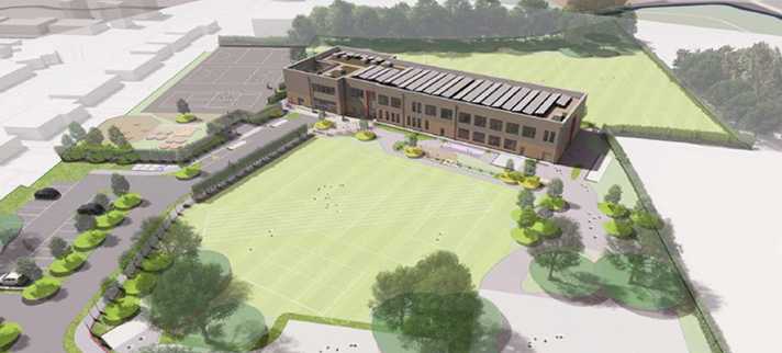 Planned education construction at Hempland Primary School in York.