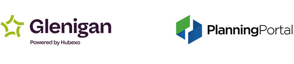 Glenigan and Planning Portal logos