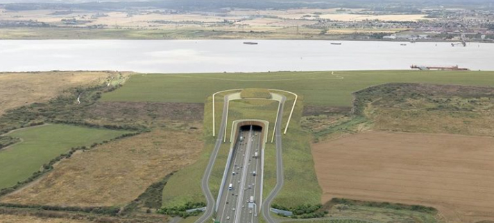 The largest project in the top 100 construction projects to start in 2026 is the Lower Thames Crossing.