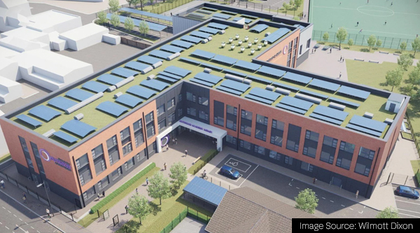 The School Rebuilding Programme for the Outwood Academy in Kirby in Ashfield 