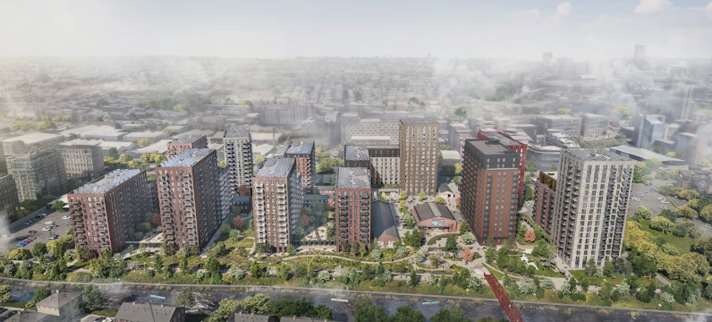 Dyecoats social housing scheme on Kirkstall Road in Leeds