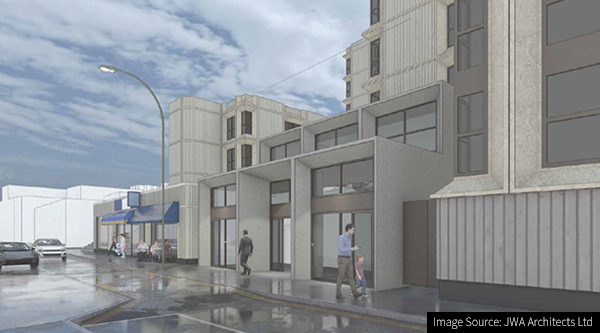 CGI of planned extension of the Travelodge in Covent Garden.