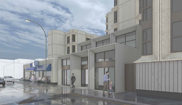 CGI of planned extension of the Travelodge in Covent Garden.