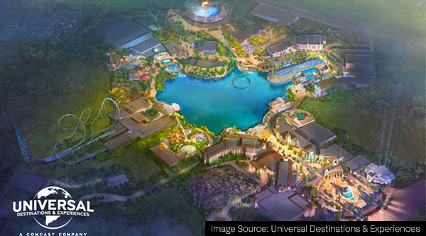 Universal Studios' fast-tracked bid to develop a major UK theme park and resort for the hotel & leisure construction sector at the former Kempston Hardwick brickworks in Bedford.