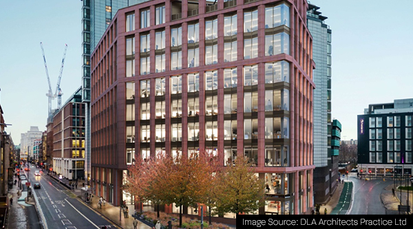 Wellington Street office development in Leeds 