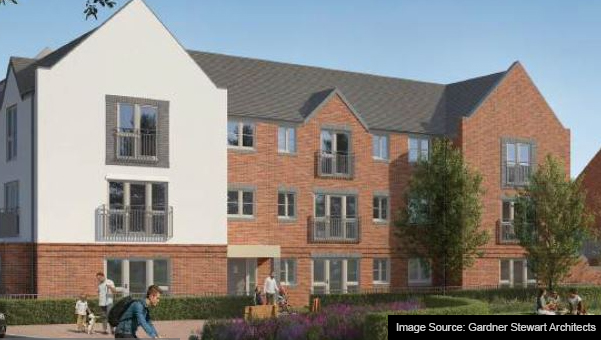 CGI Image of the Westlands Heath Residential Project Started in Q2 2025